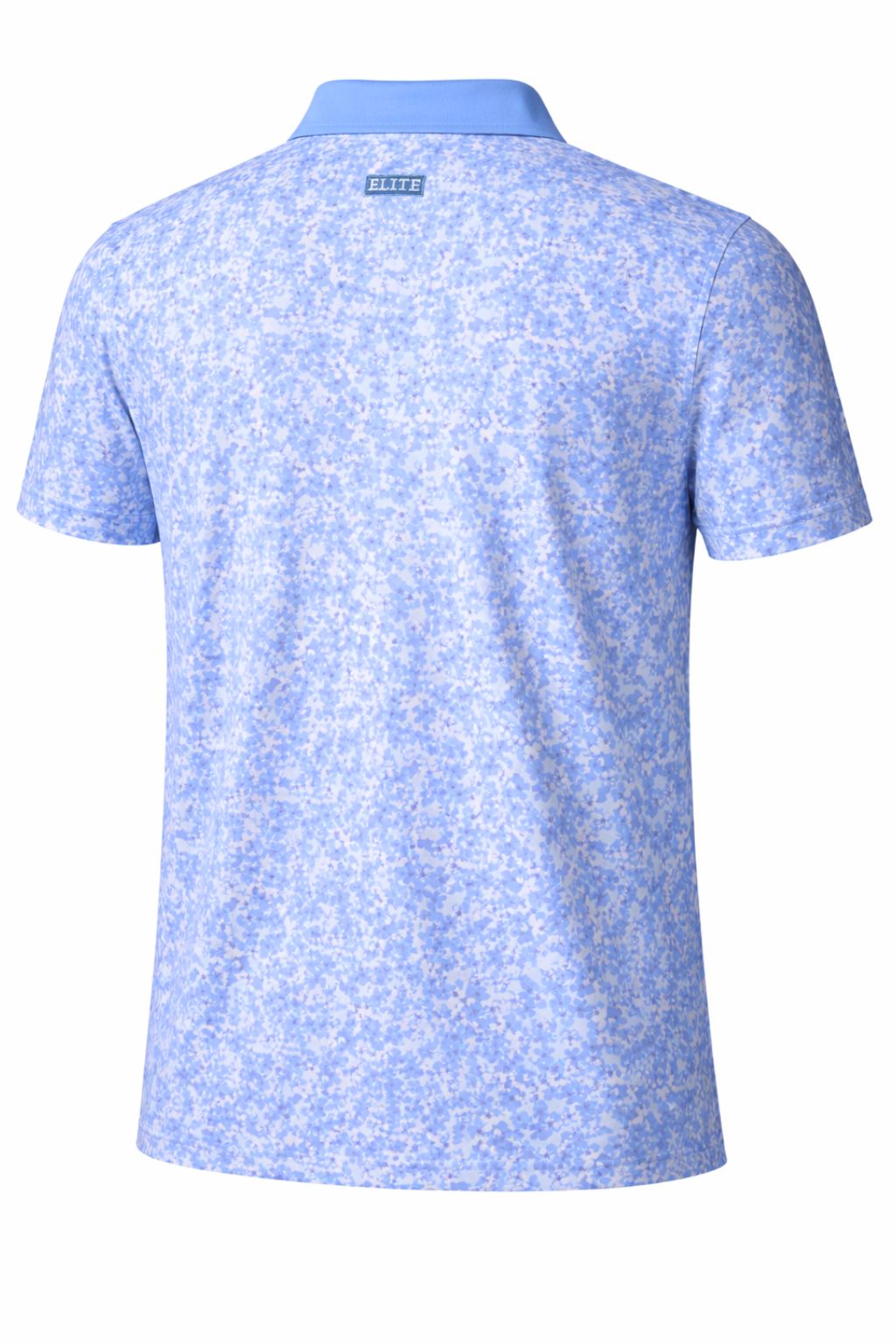 Sky Floral Performance Polo